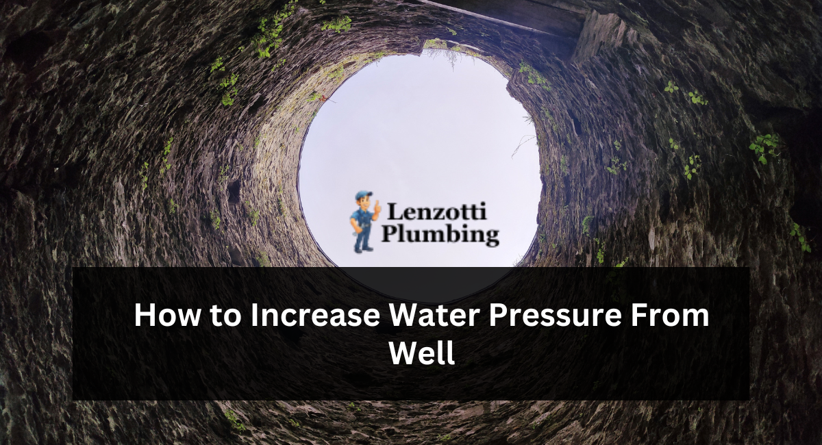How to Increase Water Pressure From Well