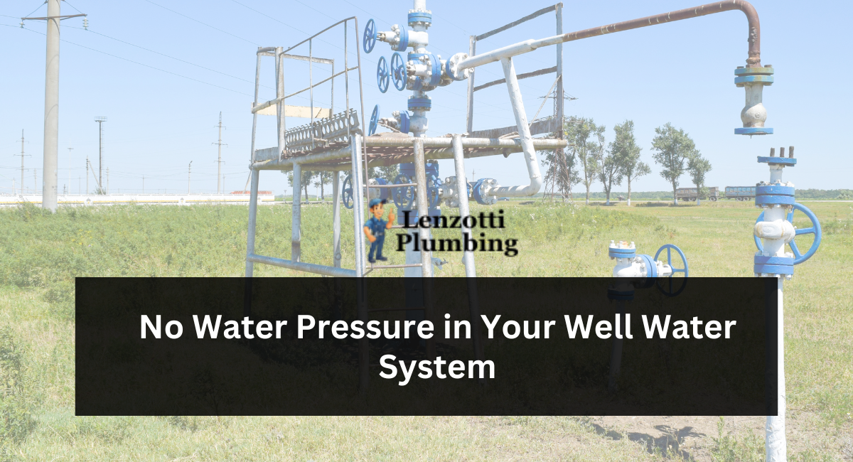 No Water Pressure in Your Well Water System